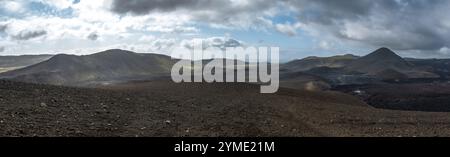 Landschaften rund um Island auf der Ringstraße. Winterzeit. Stockfoto