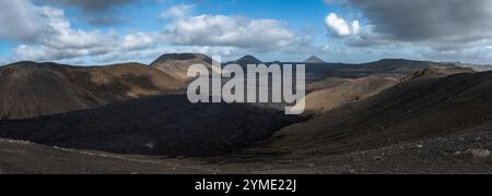 Landschaften rund um Island auf der Ringstraße. Winterzeit. Stockfoto