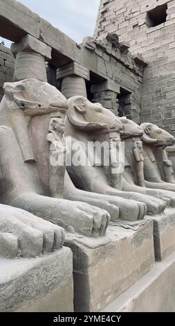 Karnak-Tempel in Luxor, Ägypten Stockfoto