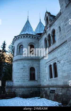 Blick auf das königliche Schloss Savoyen, Italien. Stockfoto