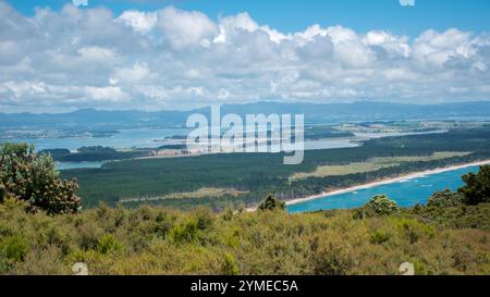 Landschaften rund um die Coromandel-Halbinsel und Tauranga, Nordinsel, Neuseeland. Stockfoto