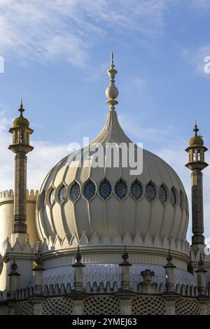 BRIGHTON, EAST SUSSEX, GROSSBRITANNIEN. MÄRZ 06. Blick auf den Royal Pavilion in Brighton, East Sussex am 6. März 2024 Stockfoto