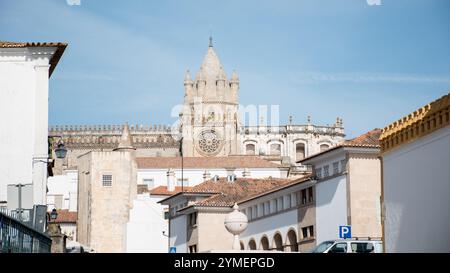 Blick auf die Stadt Evora, Portugal. Weltkulturerbe. Stockfoto