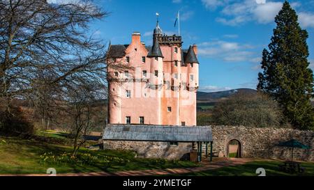 Landschaften rund um Schottland. Burgentour. Frühlingszeit. Stockfoto