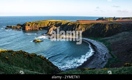 Landschaften rund um Schottland. Burgentour. Frühlingszeit. Stockfoto