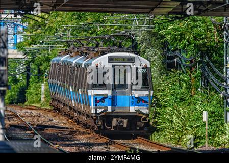 Boston MBTA Stockfoto
