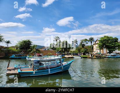 Parati, Rio De Janeiro, Brasilien. November 2024. Paraty (rj), 11. november 21/2024 - View/aerea/paraty/rj - aus der Vogelperspektive auf das historische Zentrum der Stadt paraty, am Nachmittag dieses donnerstags, 21. november 2024. (Foto: Leco Viana/Thenews2/Zumapress) (Foto: © Leco Viana/TheNEWS2 via ZUMA Press Wire) NUR REDAKTIONELLE VERWENDUNG! Nicht für kommerzielle ZWECKE! Stockfoto