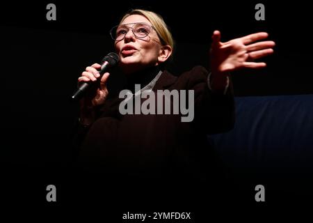 Torun, Polen. November 2024. Cate Blanchett nimmt am 20. November 2024 an einem Treffen während des 32. Internationalen Filmfestivals Energa CAMERIMAGE in Torun Teil. (Foto: Beata Zawrzel/NurPhoto) Credit: NurPhoto SRL/Alamy Live News Stockfoto