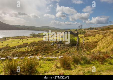 CWM Ystradllyn und Gorseddau und Prince of Wales Schieferbrüche Stockfoto