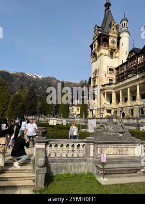 Schloss Peles, Sinaia, Rumänien Stockfoto