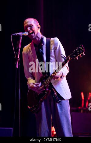 London, Vereinigtes Königreich. November 2024. Razorlight tritt an der O2 Academy Brixton auf. Cristina Massei/Alamy Live News. Stockfoto