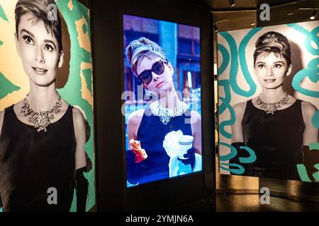 Tiffany & Co. Flagship Juweliergeschäft an der Fifth Avenue eröffnete seinen neu gestalteten Raum im April 2023 in New York City, USA 2024 Stockfoto