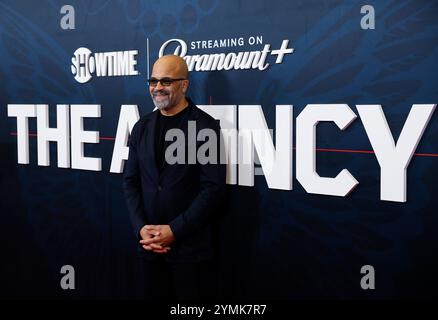 New York, Usa. November 2024. Jeffrey Wright kommt am Donnerstag, den 21. November 2024, auf dem roten Teppich für die Premiere der Agentur in New York City an. Foto: John Angelillo/UPI Credit: UPI/Alamy Live News Stockfoto