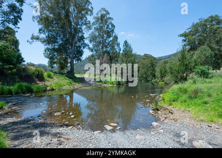 Malerischer Blick auf den Condamine River in der Nähe von Killarney, Queensland, QLD, Australien Stockfoto