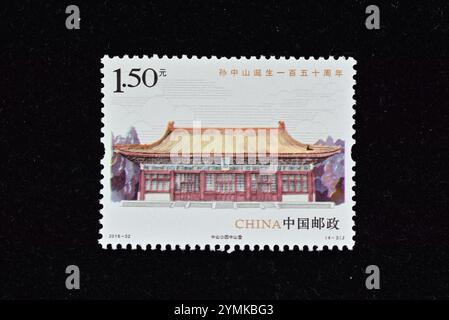 CHINA - CIRCA 2016: In China gedruckte Briefmarken zeigen um 2016 Stockfoto