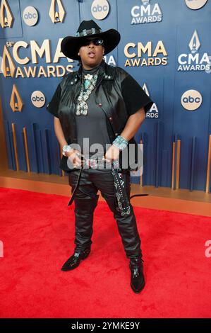 20. November 2024 – Nashville, Tennessee; USA – INK kommt bei den 58. Jährlichen CMA Awards an, die in der Bridgestone Arena in der Innenstadt von Nashville stattfanden. Copyright 2024 Jason Moore. (Kreditbild: © Jason Moore/ZUMA Press Wire) NUR REDAKTIONELLE VERWENDUNG! Nicht für kommerzielle ZWECKE! Stockfoto