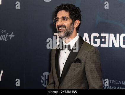 New York, NY, USA, 21. November 2024: Reza Brojerdi nimmt am 21. November 2024 am New York Tastemaker Screening von „The Agency“ im Museum of Modern Art in New York Teil. Quelle: Lev Radin/Alamy Live News Stockfoto