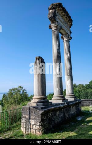 Suisse, Schweiz, Waadt, Schweiz, Waadt, Kanton de Waadt, Kanton Waadt, Lac Léman, Genfer See, Genfer See, Nyon, Ville, Stadt, Stadt, vielle VI Stockfoto