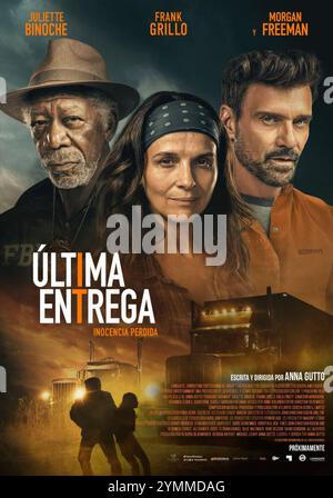 MORGAN FREEMAN, JULIETTE BINOCHE und FRANK GRILLO in PARADISE HIGHWAY (2022), Regie: ANNA GUTTO. Titel: Silver Reel / ZDF Enterprises / Album Stockfoto