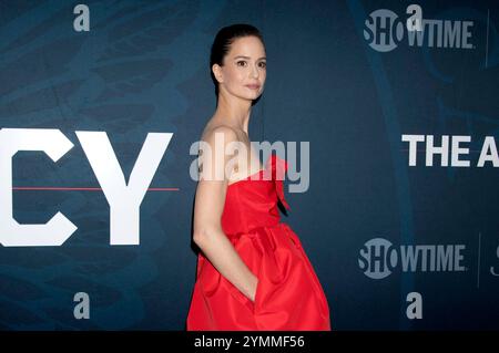 Katherine Waterston bei der Premiere der Paramount Serie The Agency im Museum of Modern Art New York, 21.11.2024 *** Katherine Waterston bei der Premiere der Paramount-Serie The Agency im Museum of Modern Art New York, 21 11 2024 Foto:XB.xHinex/xFuturexImagex Agency 4135 Stockfoto