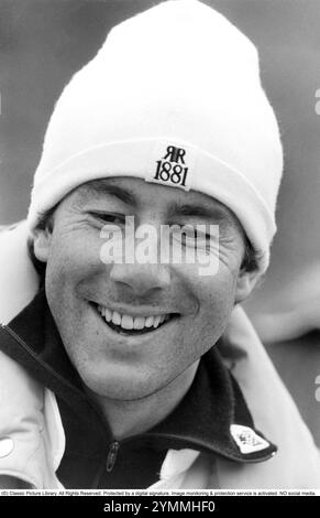 Ingemar Stenmark, geboren am 18. März 1956, ist ein ehemaliger schwedischer Skirennläufer der Weltmeisterschaft. Er gilt als einer der bekanntesten schwedischen Athleten aller Zeiten und als der größte Slalom- und Riesenslalomspezialist aller Zeiten. 1980 Stockfoto