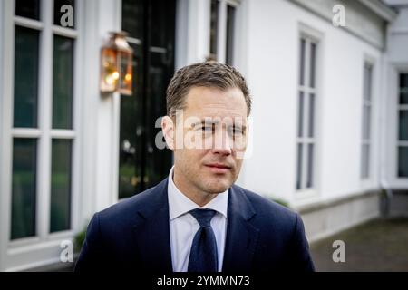 DEN HAAG - der Finanzminister Eelco Heinen trifft im Catshuis für den ministerrat ein. Das Kabinett tagt wöchentlich im Catshuis, dem offiziellen Wohnsitz des Premierministers. ANP ROBIN UTRECHT niederlande raus - belgien raus Stockfoto