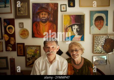 Los Erasos Shanty Viertel in Caracas, Venezuela. Stockfoto