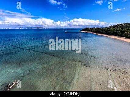 Sonnenuntergang über der Picnic Bay Stockfoto