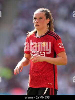 Aktenfoto vom 12.05.2024 von Ella Toone von Manchester United. Marc Skinner sagt, Manchester United werde Ella Toone nach dem internationalen Break bewerten, mit der Möglichkeit, dass der englische Mittelfeldspieler erst im neuen Jahr wieder ins Spiel kommt. Ausgabedatum: Freitag, 22. November 2024. Stockfoto