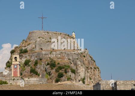 Die alte Festung in Korfu, Griechenland Stockfoto