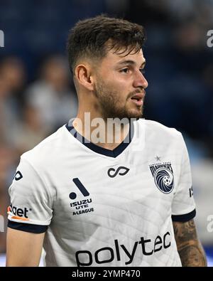 22. November 2024; Allianz Stadium, Sydney, NSW, Australien: A-League Football, Newcastle Jets gegen Central Coast Mariners; Mikael Doka von den Central Coast Mariners Stockfoto