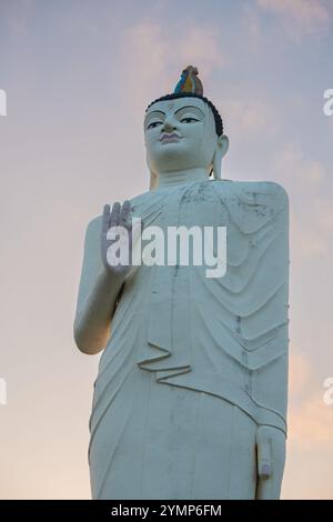 Riesige Buddha-Statue in der Nähe der Felsfestung Sigiriya, Sri Lanka Stockfoto