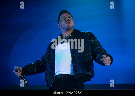 Neapel, Na, Italien. November 2024. Neapel, Italien. Duncan James of Blue tritt am 21. November 2024 live im Palapartenope in Neapel auf. (Credit Image: © Andrea Gul/SOPA Images via ZUMA Press Wire) NUR REDAKTIONELLE VERWENDUNG! Nicht für kommerzielle ZWECKE! Stockfoto