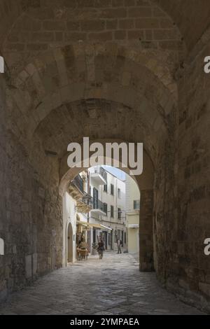 Gasse in der Altstadt, Otranto, Apulien, Süditalien, Italien, Europa Stockfoto