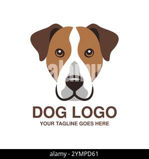 Hund Logo, Hund Illustration, Hund Vektor Logo, Hund Symbol, Hund Branding, Kreatives Hundelogo, Minimales Hundelogo, Modernes Hundelogo, Fett-Hundelogo, Hundelogo Stock Vektor