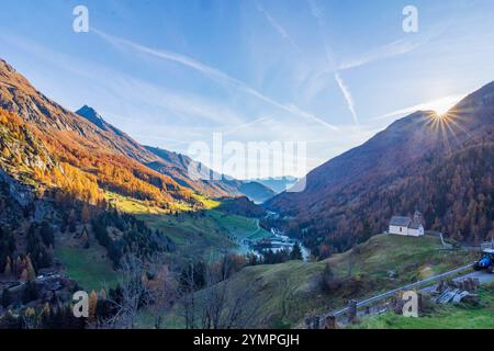 Weiler Hinterbichl, Virgental, Kapelle Eggerkapelle Prägraten am Großvenediger Osttirol, Osttirol, Tirol Österreich Stockfoto