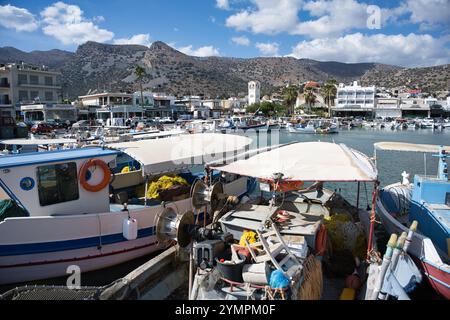 Griechenland, Greee, Kreta, Ierapetra, Meer, Meer, Hafen, Elounda, Stockfoto