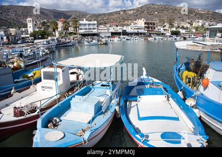 Griechenland, Greee, Kreta, Ierapetra, Meer, Meer, Hafen, Elounda, Stockfoto