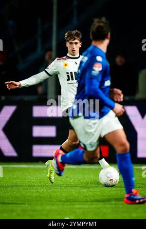 Den Bosch - Lennard Hartjes von Excelsior Rotterdam während der sechzehnten Runde der Keuken Kampioen Divisie Saison 2024/2025. Das Spiel findet am 22. November 2024 im Stadion de Vliert in den Bosch, Niederlande, zwischen dem FC den Bosch und Excelsior Rotterdam statt. (VK Sportphoto/Yannick Verhoeven) Credit: Yannick Verhoeven/Alamy Live News Stockfoto