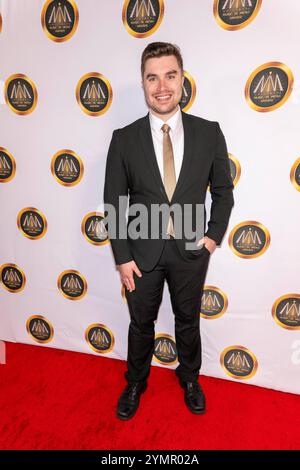 Los Angeles, Usa. November 2024. Der Musiker Kevin West nimmt 2024 an den Hollywood Music in Media Awards im AVALON Hollywood und Bardot in Los Angeles Teil. (Foto: Eugene Powers/SOPA Images/SIPA USA) Credit: SIPA USA/Alamy Live News Stockfoto