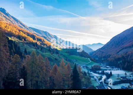 Prägraten am Großvenediger: Weiler Hinterbichl, Virgental in Osttirol, Osttirol, Tirol, Tirol, Österreich Stockfoto