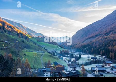 Prägraten am Großvenediger: Weiler Hinterbichl, Virgental in Osttirol, Osttirol, Tirol, Tirol, Österreich Stockfoto