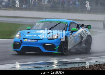 Jacob Tofts, Porsche 718 Cayman GT4 RS Clubsport, Graves Motorsport, Porsche Sprint Challenge Großbritannien 2024, eine einzige Markenserie mit allen Antrieben Stockfoto