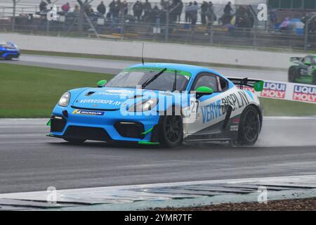 Jacob Tofts, Porsche 718 Cayman GT4 RS Clubsport, Graves Motorsport, Porsche Sprint Challenge Großbritannien 2024, eine einzige Markenserie mit allen Antrieben Stockfoto