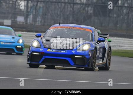 Ethan Hammerton, Porsche 718 Cayman GT4 RS Clubsport, Team Omologato mit Graves Motorsport, Porsche Sprint Challenge Great Britain 2024, ein einziges märz Stockfoto