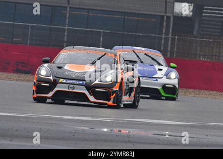 Sebastian Hopkins, Porsche 718 Cayman GT4 RS Clubsport, Team Parker Racing, Porsche Sprint Challenge Great Britain 2024, eine einzelne Markenserie mit einem Stockfoto