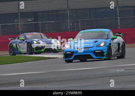 Jacob Tofts, Porsche 718 Cayman GT4 RS Clubsport, Graves Motorsport, Porsche Sprint Challenge Großbritannien 2024, eine einzige Markenserie mit allen Antrieben Stockfoto