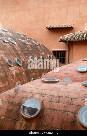 Königliche Bäder Dach in Nasrid Palace, Alhambra, Granada, Andalusien, Spanien Stockfoto