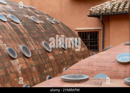 Königliche Bäder Dach in Nasrid Palace, Alhambra, Granada, Andalusien, Spanien Stockfoto