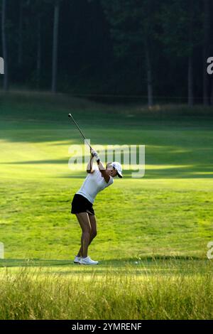 Michelle wie spielte bei der LPGA Championship in Havre de Grace, MD. Stockfoto